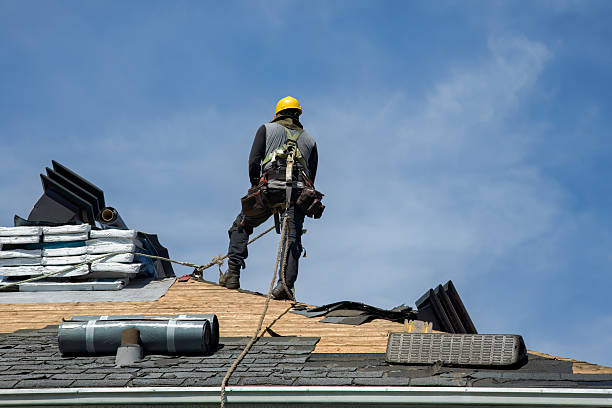 Professional Roofing technician working in Zaleski, OH